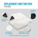 Sherpa Soft & Cozy Pet Bed Liners