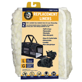 Sherpa Soft & Cozy Pet Bed Liners, Large, 2-pack