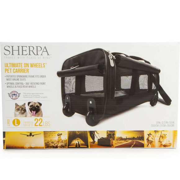 Sherpa Ultimate on Wheels Dog & Cat Carrier Bag