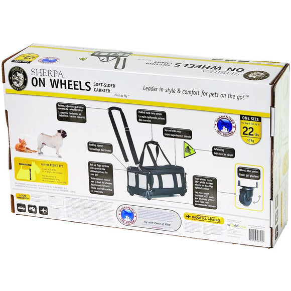 Sherpa Ultimate on Wheels Dog & Cat Carrier Bag
