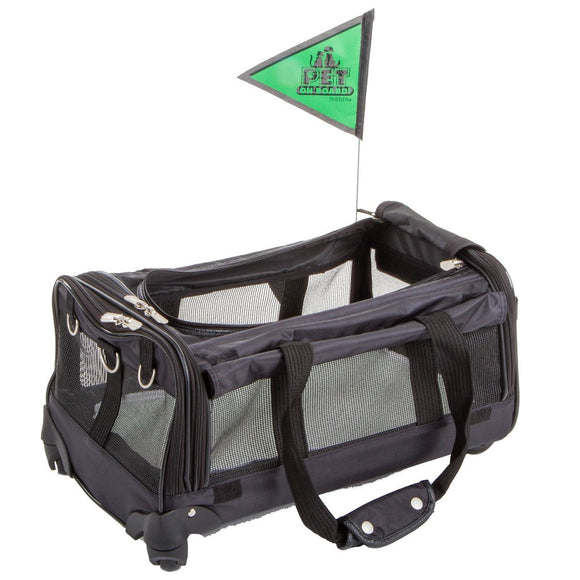 Sherpa Ultimate on Wheels Dog & Cat Carrier Bag, Black, Large