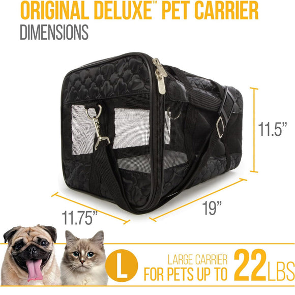 Sherpa Deluxe Airline Approved Soft Sided Dog & Cat Carrier