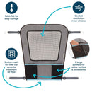 Sherpa Easy Fit Adjustable Auto Pet Barrier, Gray