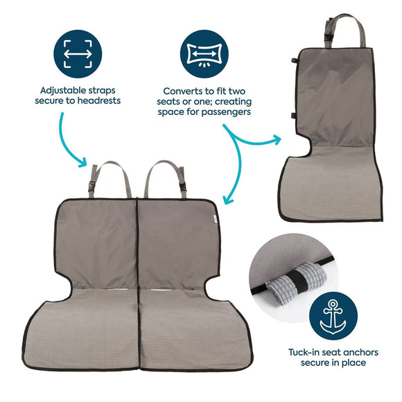 Sherpa Quiet Ride 2-In-1 Auto Seat Protector