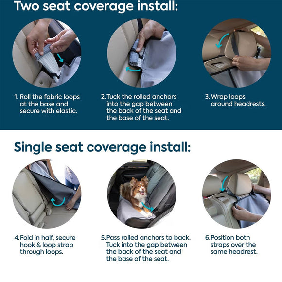 Sherpa Quiet Ride 2-In-1 Auto Seat Protector