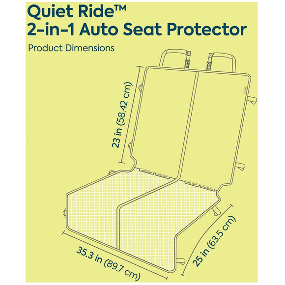 Sherpa Quiet Ride 2-In-1 Auto Seat Protector