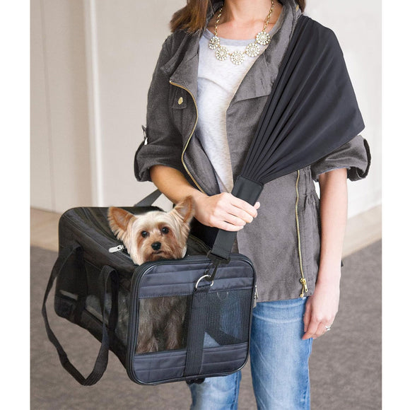 Sherpa Travel Pet Carrier Accessory Comfort Strap Black