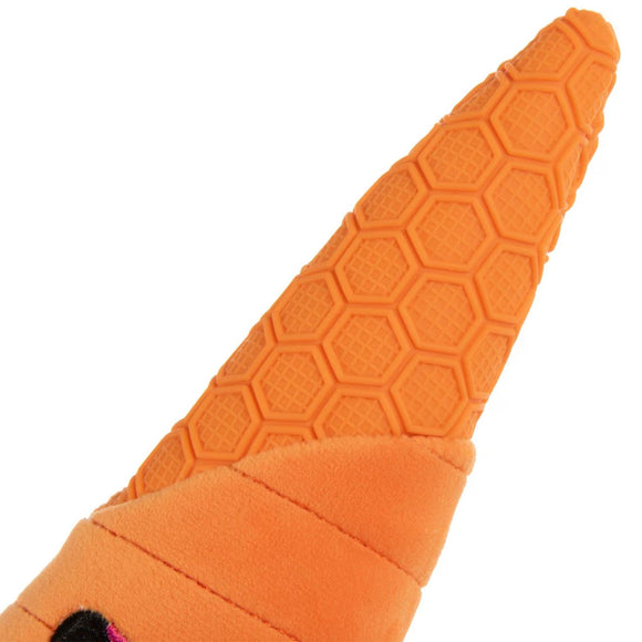 GoDog Tough N Texture Carrot Dog Toy