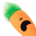 GoDog Tough N Texture Carrot Dog Toy