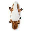 GoDog Flatz Squirrel Squeaky Plush Dog Toy