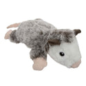 GoDog Flatz Opossum Squeaky Plush Dog Toy