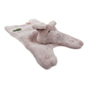 GoDog Barnyard Flats Pig Durable Squeaky Plush Dog Toy