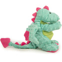 GoDog Dragons Chew Guard Squeaky Plush Dog Toy, Seaform