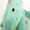 GoDog Dragons Chew Guard Squeaky Plush Dog Toy, Seaform