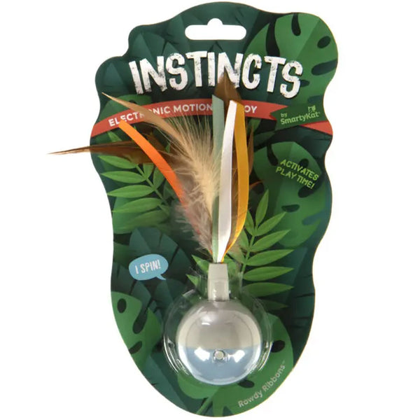 SmartyKat Instincts Rowdy Ribbons Electronic Motion Cat Toy