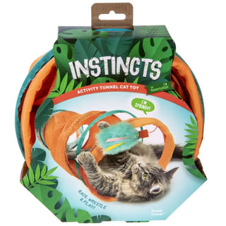 SmartyKat Instincts Teaser Tunnel Activity Tunnel Cat Toy