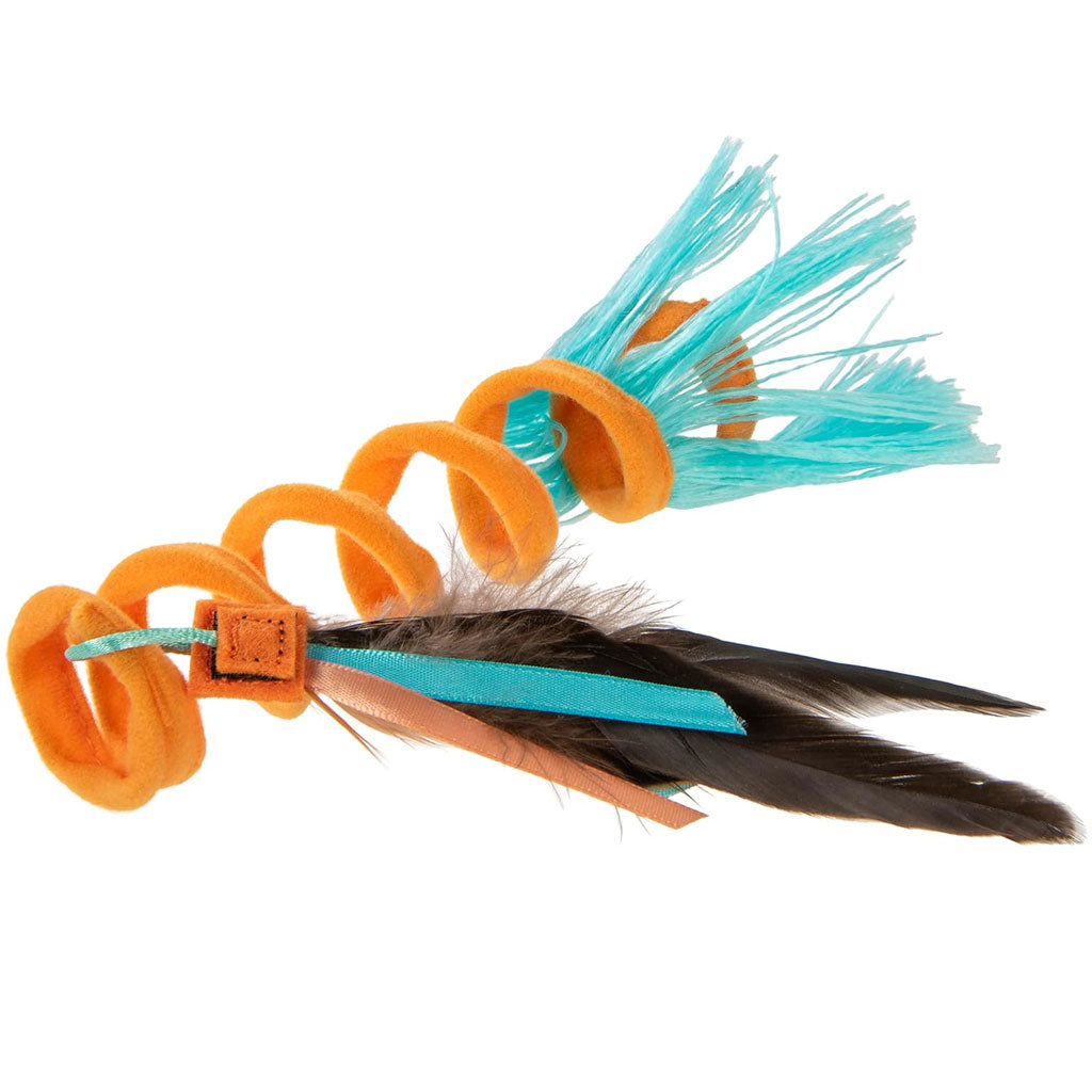 SmartyKat Instincts Crazy Coil Spring Fringe Cat Toy