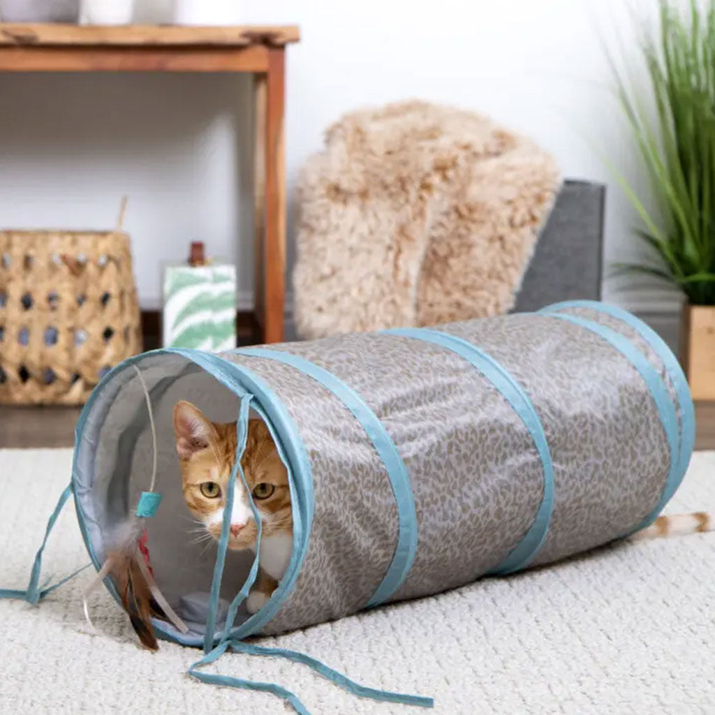 SmartyKat Instincts Twinkle Tube Electronic Light Cat Tunnel Toy