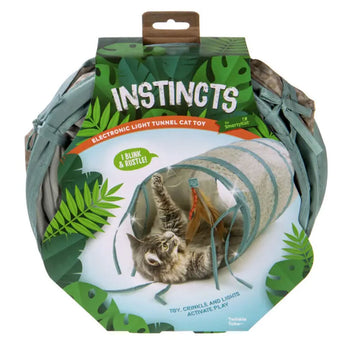 SmartyKat Instincts Twinkle Tube Electronic Light Cat Tunnel Toy