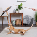 SmartyKat Instincts Fly 'N Frenzy Extendable Wand Cat Toy