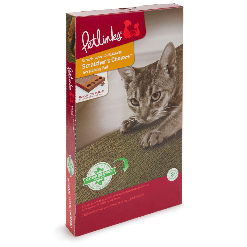 Nifty Feline Scratcher - Biodegradable Double-Wide Cardboard Cat Scratcher (Made In USA) 5 thumbnail image