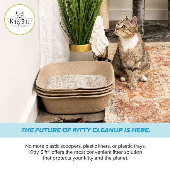 Kitty Sift Disposable Sifting Litter Box