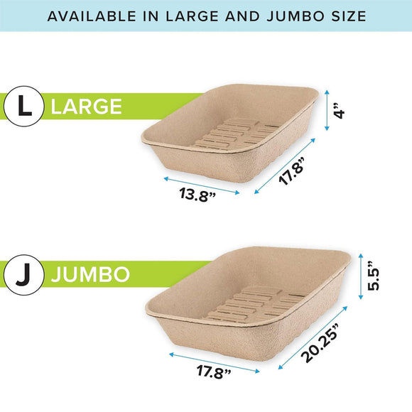 Kitty Sift Disposable Sifting Litter Box, Large