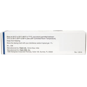 Diclofenac (Generic) Sodium Topical Gel 1% for Horses
