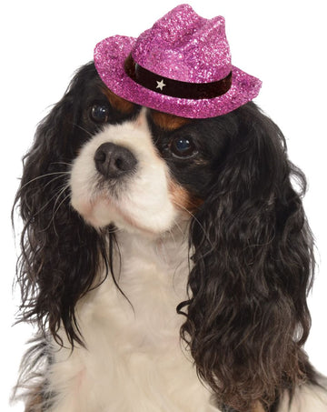 Buy pink-glitter Pets Cowboy Hat - Various Colors