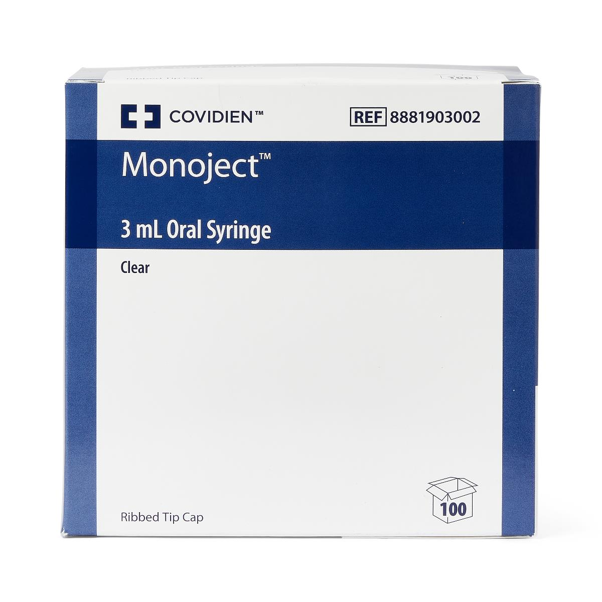 Monoject 3ml Oral Syringe (100 ct) - 0