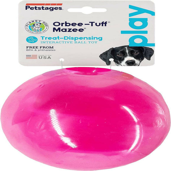 Outward Hound Planet Dog Orbee Mazee Interactive Treat Dispensing Puzzle Pink