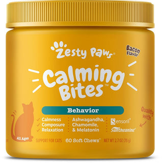 Zesty Paws Calming Bites Soft Chews Supplement for Cats (60 ct)