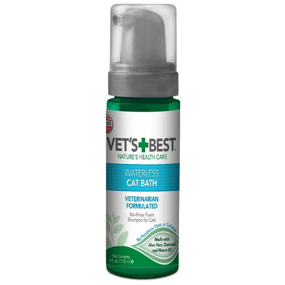Vet's Best Waterless Cat Bath (4 oz)