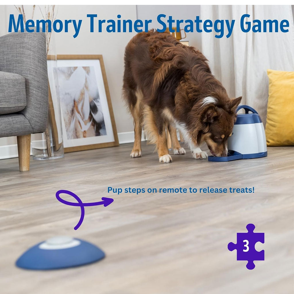 Interactive Dog Puzzle | Trixie Memory Trainer 3.0 with Treat