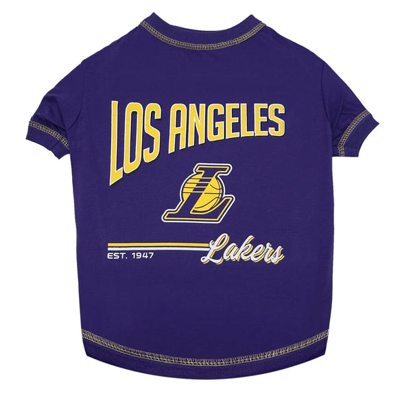 Pet's First NBA Bold City Text Tee for Dogs & Cats Dog Clothing & Apparel.