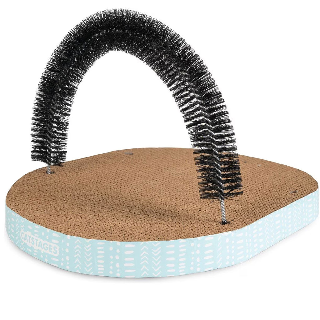 Petstages Scratch & Groom Scratch Pad & Grooming Brush Cat Toy