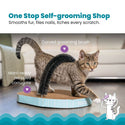 Petstages Scratch & Groom Scratch Pad & Grooming Brush Cat Toy