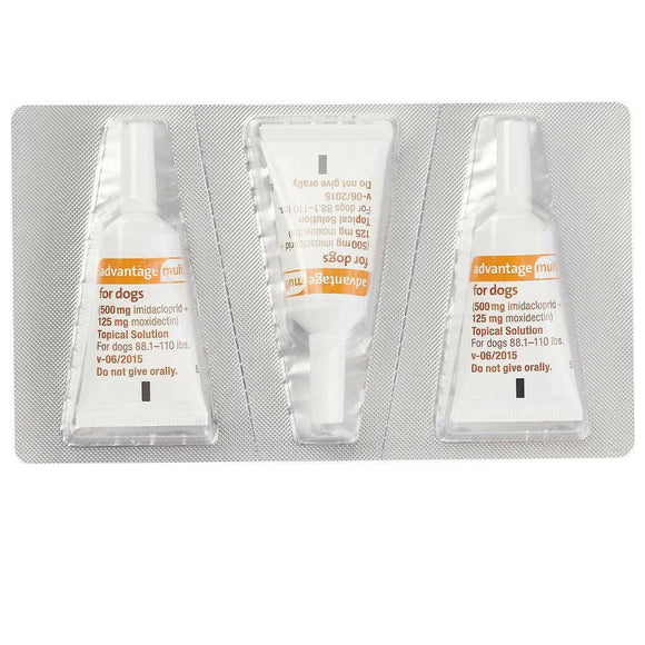 Advantage Multi 88.1-110 lbs, Brown 3 month