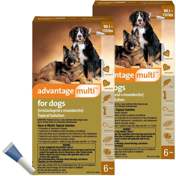 Advantage Multi 88.1-110 lbs, Brown 12 months