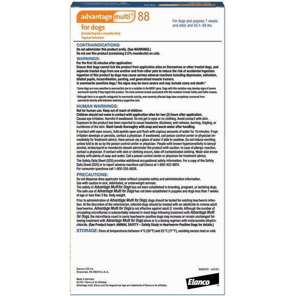 Advantage Multi  55.1-88 lbs, Blue backside