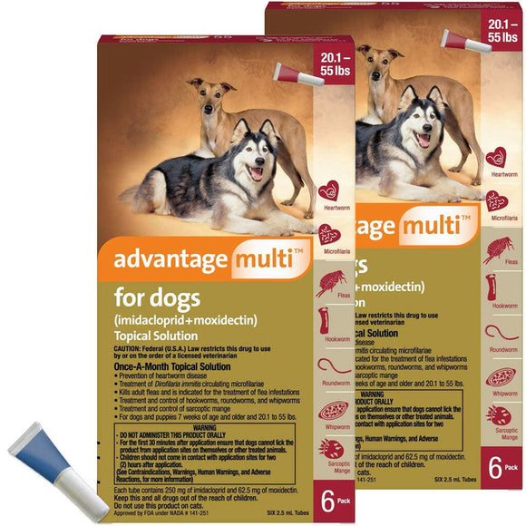 Advantage Multi 20.1-55 lbs, Red 12 months
