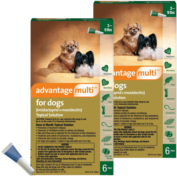 Advantage Multi  3-9 lbs 12 months