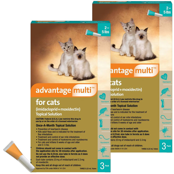 Advantage Multi for Cats, 2-5 lbs 12 months