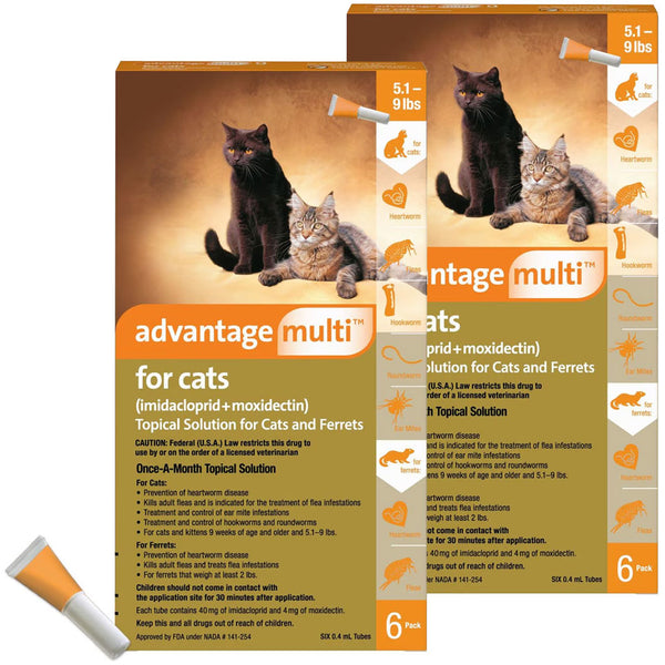 Advantage Multi for Cats 5.1-9 lbs 12 months