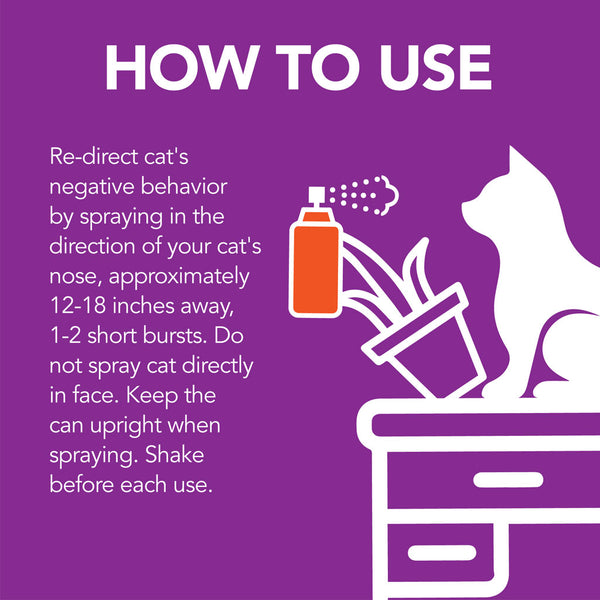 TevraPet Vetality No! No! Correction Spray for Cats, 1.35-oz