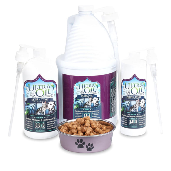Ultra Oil Skin & Coat Supplement for Dogs & Cats