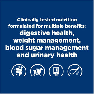 Hill's Prescription Diet w/d Multi-Benefit Digestive / Weight / Glucose / Urinary Management Vegetable & Chicken Stew Canned Dog Food
