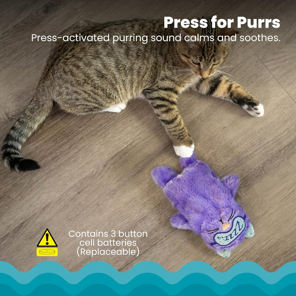 Catstages Purr Pillow Plush Cat Toy, Violet
