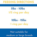 N-Bone Teeny Puppy Teething Rings for Small Breed Puppies feeding dierctions