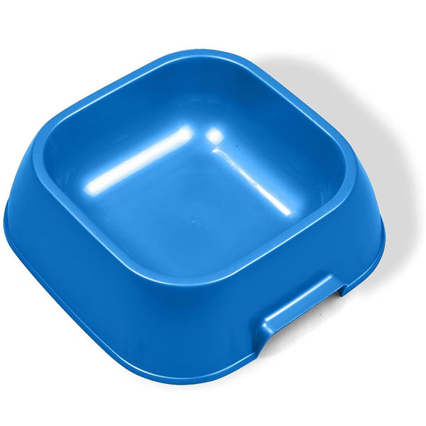 Van Ness Non-Tip Plastic Dog Bowl, Color Varies, Blue